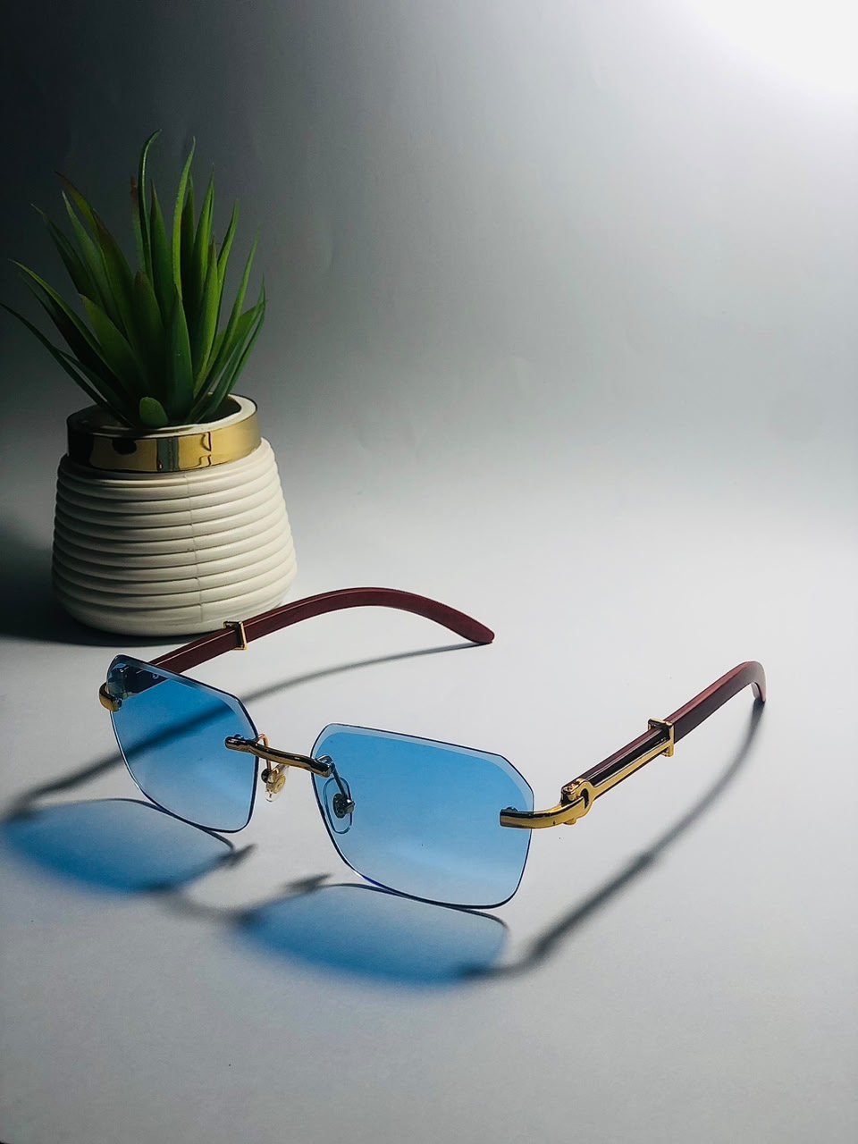 Ocean Blue Gradient Luxury Shades